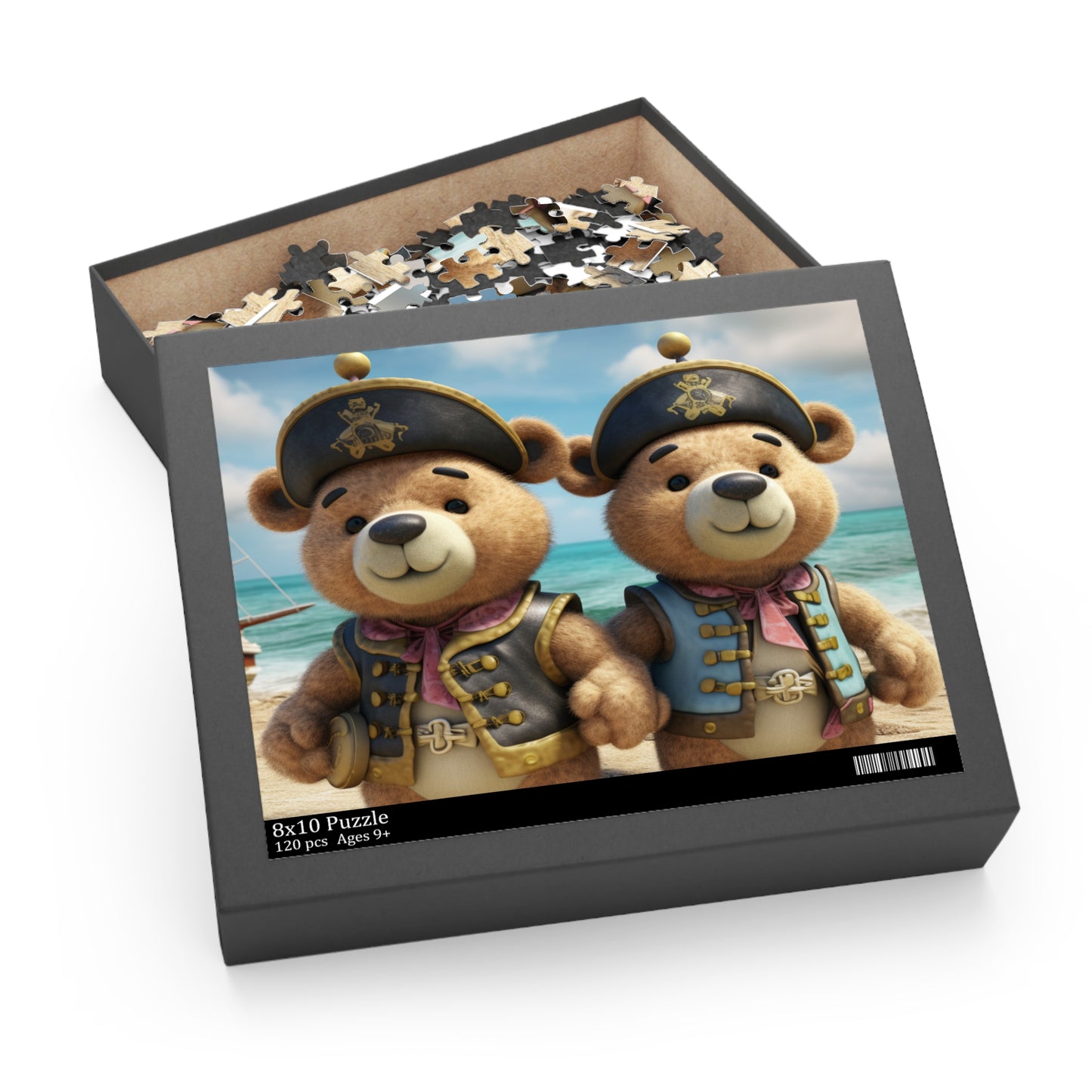 Teddy Bear Pirates Puzzle (120, 252, 500-Piece)